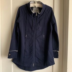 Neon Buddha zipper sweatshirt Navy Size Small